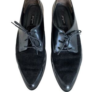 Vintage Paul Green Unisex Black Oxford Shoes